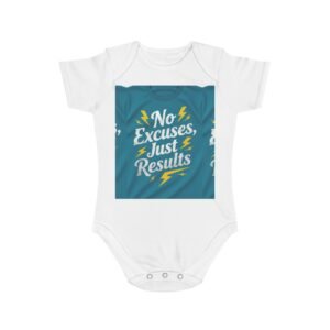 Motivational Short Sleeve Baby Bodysuit - Perfect for New Parents, Fun Gifts, Baby Shower, Sports Lovers, Trendy Outfits, Inspirational Wear