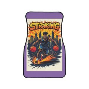 Basketball Floor Mat, Sporty Car Decor, Customized Athletic Accessories, Gifts for Athletes, Unique Car Accessories