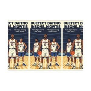 Basketball Gift Wrap Paper - Fun Sports Wrapping Paper for Birthdays, Holidays, Sports Events, and Celebrations, Unique Gift Packaging Ideas