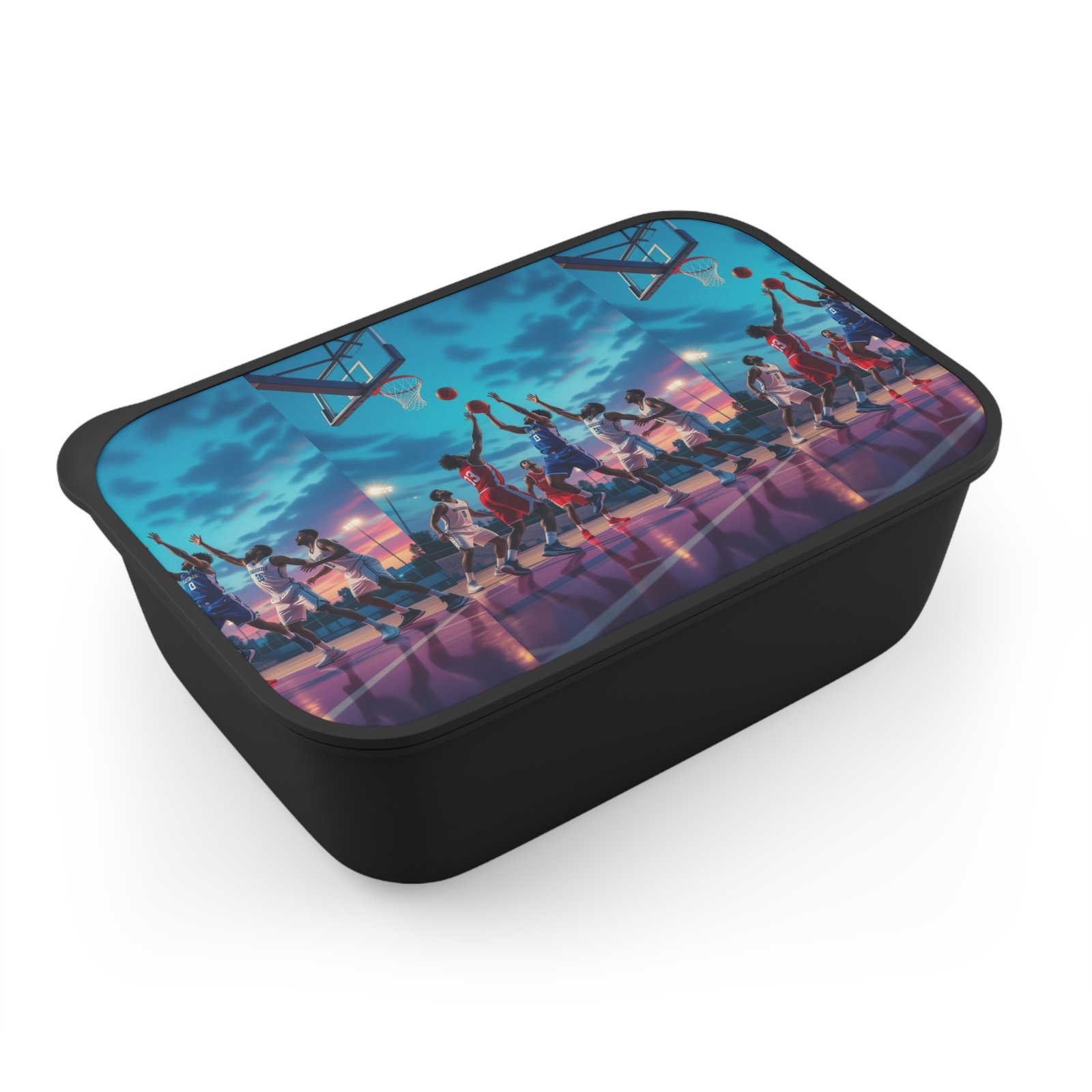 Sports Themed Bento Box, Basketball Lunch Container, Meal Prep Box, Gym Snacks, Perfect for Athletes - Image 2