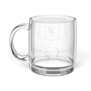 Glass Coffee Mug, 12.25oz (Engraving)