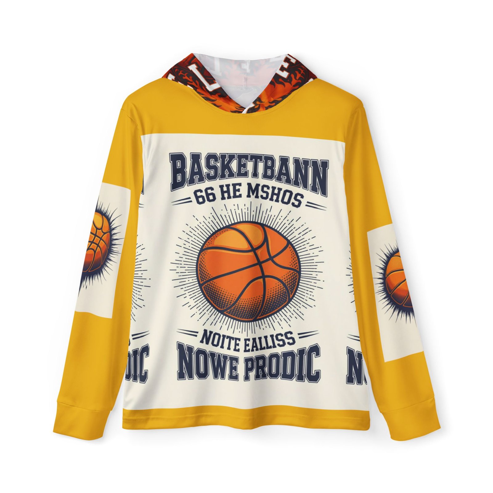 Men's Basketball Warmup Hoodie, Sportswear Gift, Athletic Apparel, Sports Hoodie, Team Spirit Gear