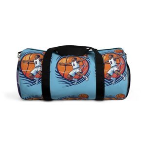 Basketball Duffel Bag - Sporty Gym Carryall for Athletes, Basketball Fans, Travel, Workout, Gift for Sports Enthusiasts