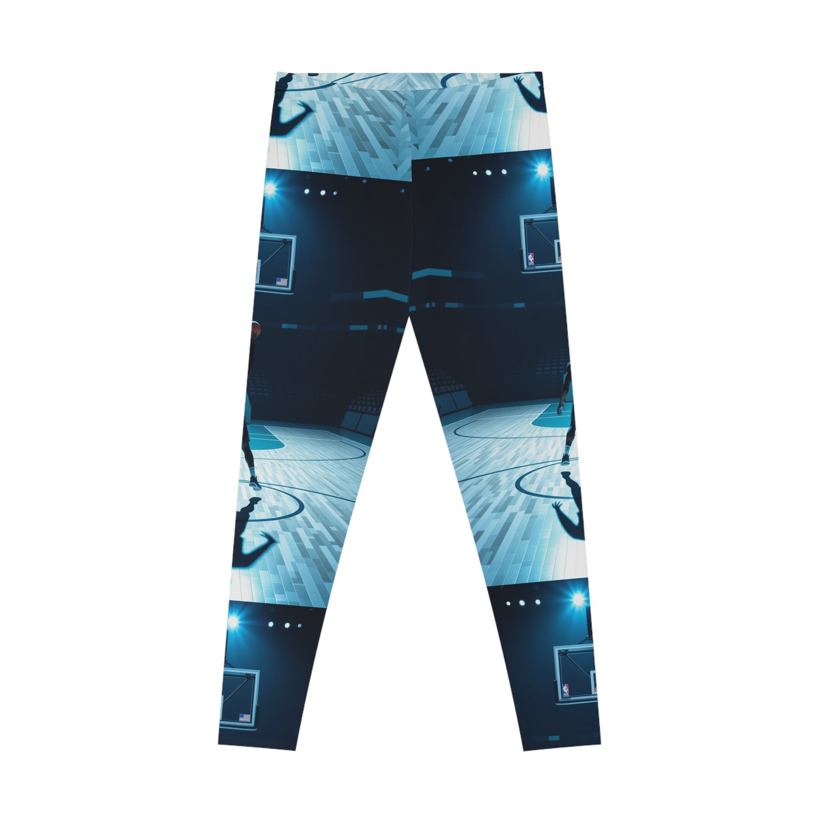 Basketball Print Leggings, Activewear, Sports Leggings, Gifts for Athletes, Gym Fashion, Casual Wear