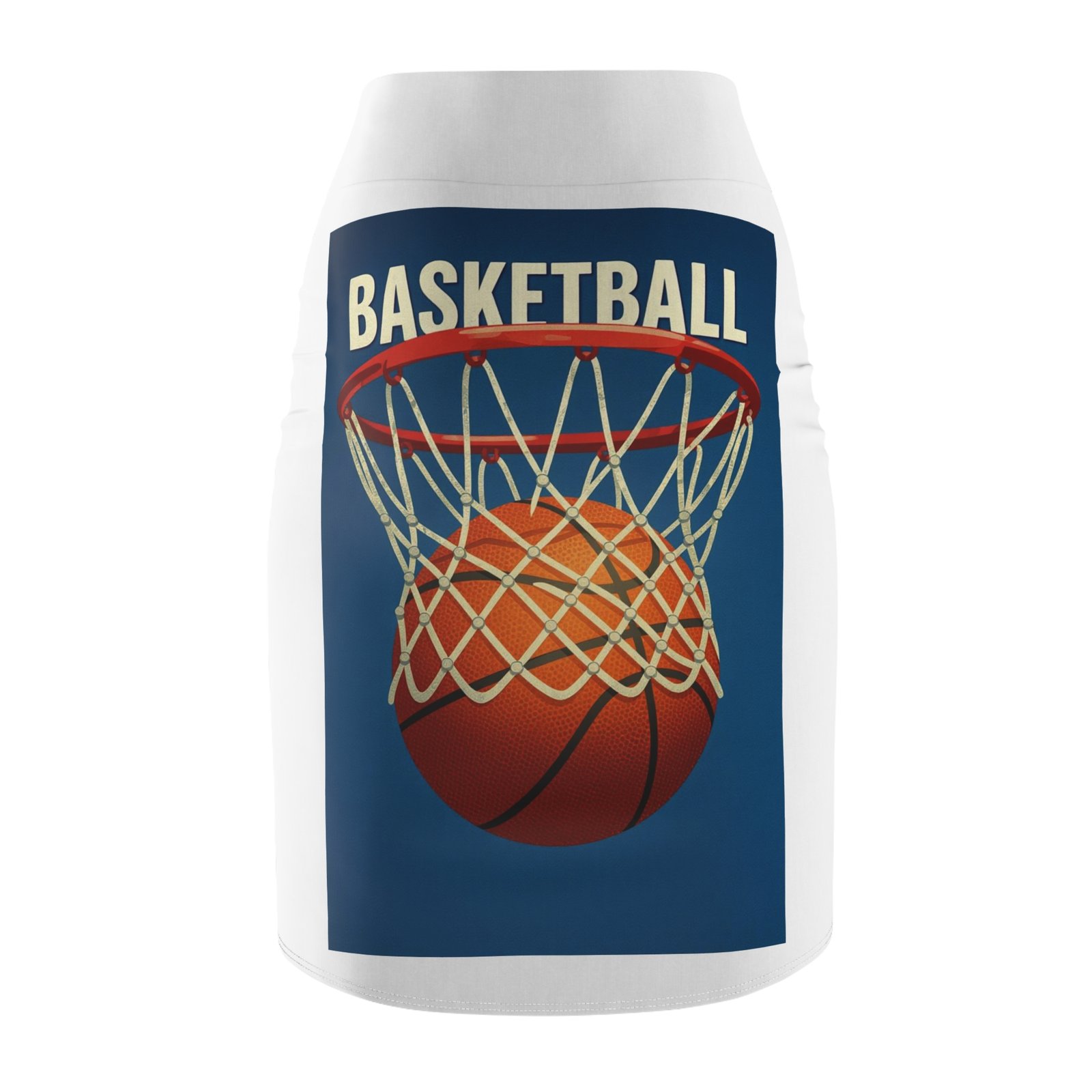 Women's Basketball Pencil Skirt, Sports Fan Wear, Athletic Skirt, Game Day Outfits, Basketball Gifts, Team Spirit Apparel - Image 2