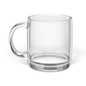 Glass Coffee Mug, 12.25oz (Engraving)
