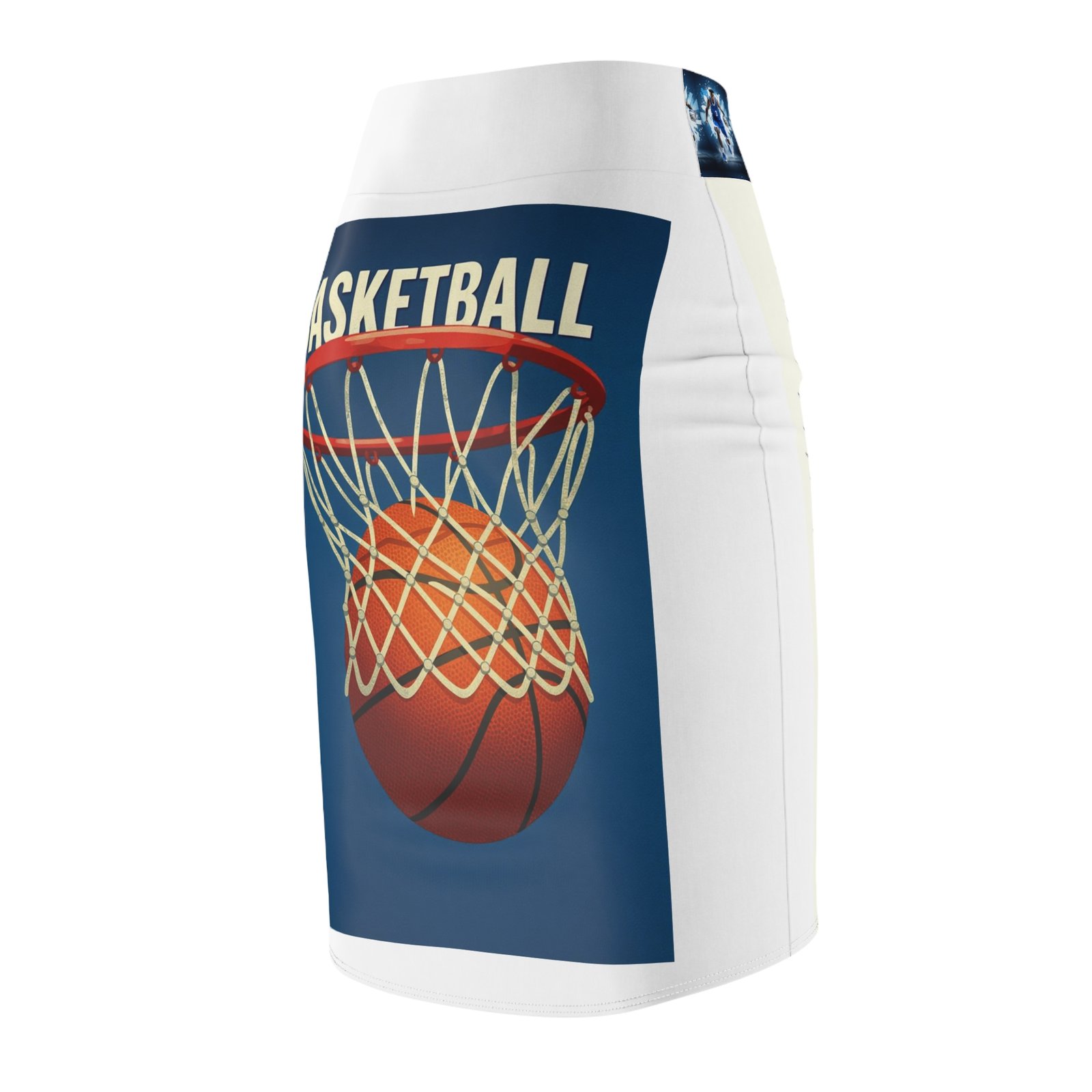 Women's Basketball Pencil Skirt, Sports Fan Wear, Athletic Skirt, Game Day Outfits, Basketball Gifts, Team Spirit Apparel - Image 4